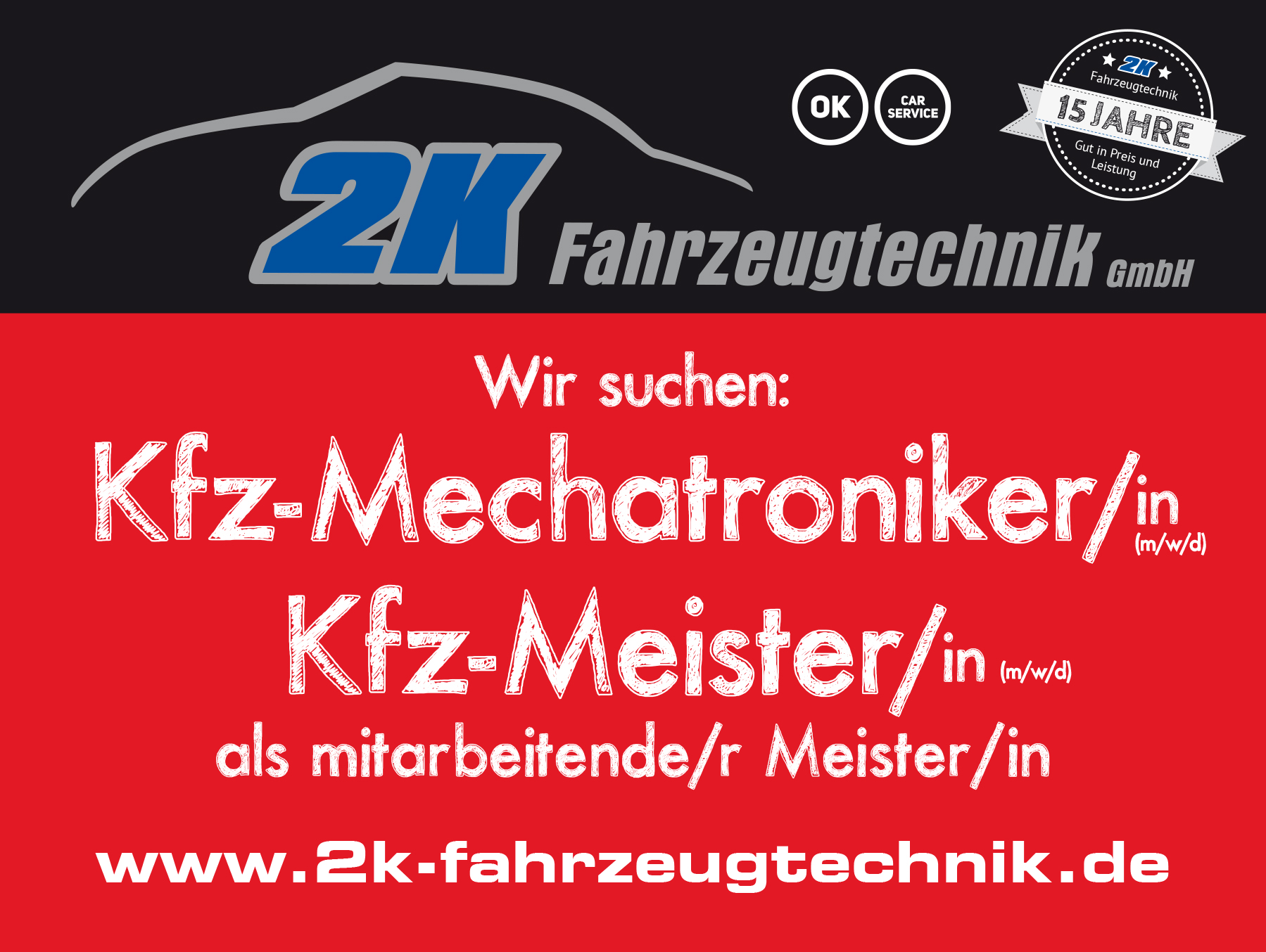 2K Fahrzeugtechnik Stellensuche