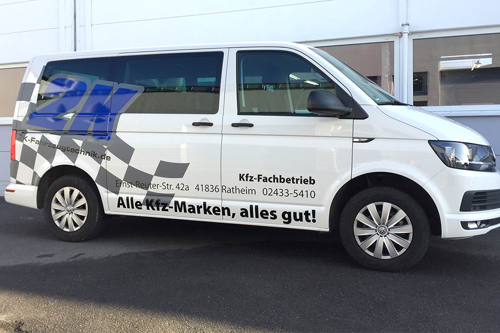 Unser T6 von VW stets für unsere Kunden im Einsatz